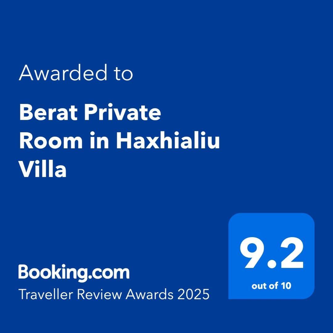 Berat Private Room In Haxhialiu Villa Dış mekan fotoğraf